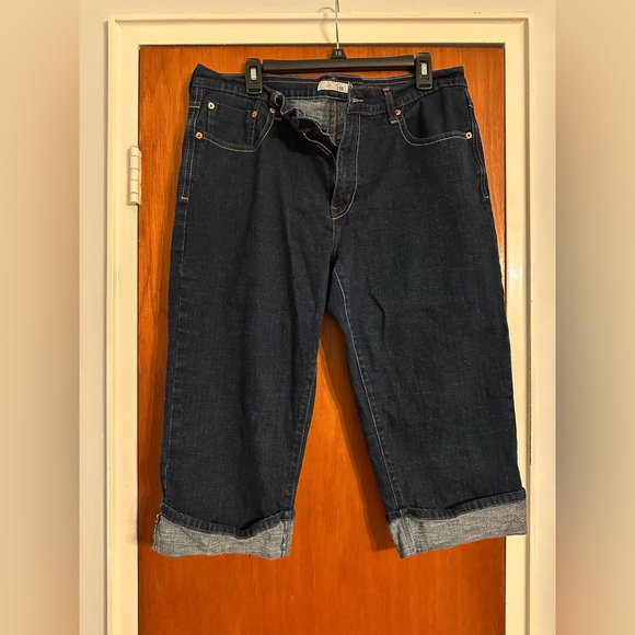 Levi's Pants - Levi's Women’s Relaxed Fit Capri Jeans in Deep Indigo